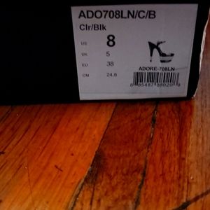 Exotic dancer platform shoes.